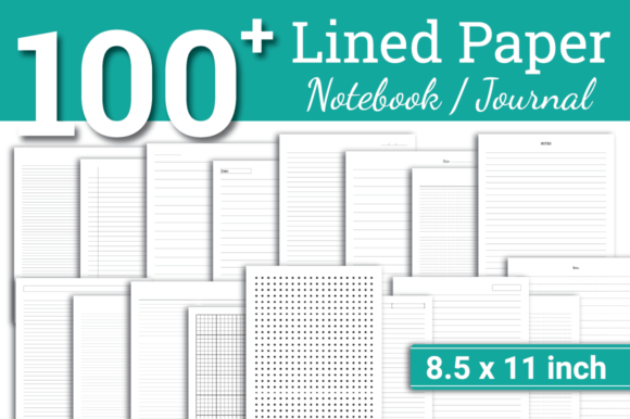 Download Lined Paper Bundle | Journal | Notebook - Notebook Collection