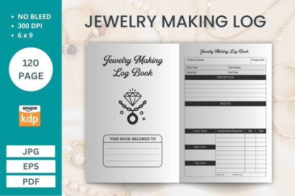 Download Jewelry Making Logbook Kdp Interior - Log Collection