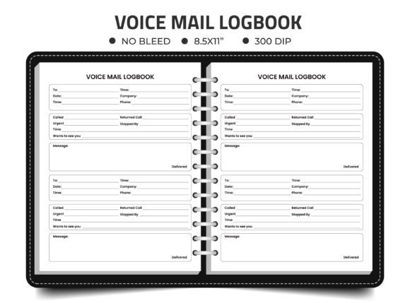 Download Voice Mail Logbook Kdp Interior - Log Collection