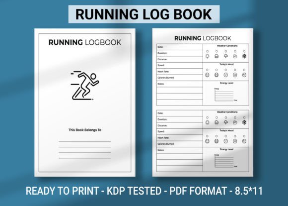 Download Running Log Book KDP Interior - Log Collection