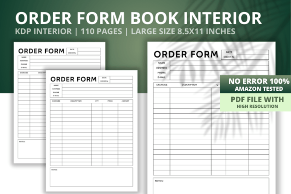 Download Order Forms Log Book Interior - Log Collection