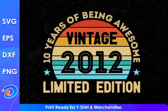 Download 10 Years of Being Awesome Vintage 2012 - Premium Resources