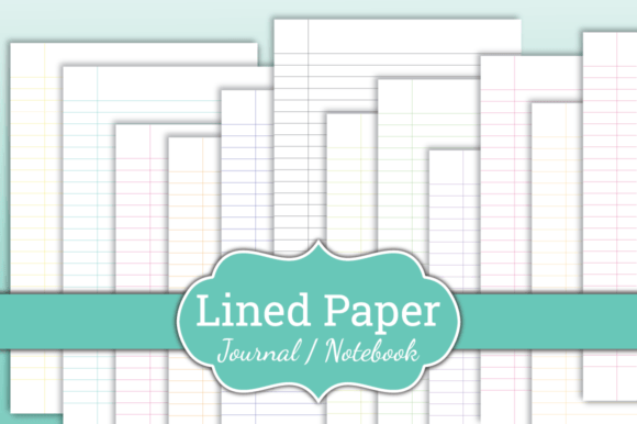 Download Lined Paper, Journal, Notebook Bundle - Notebook Collection