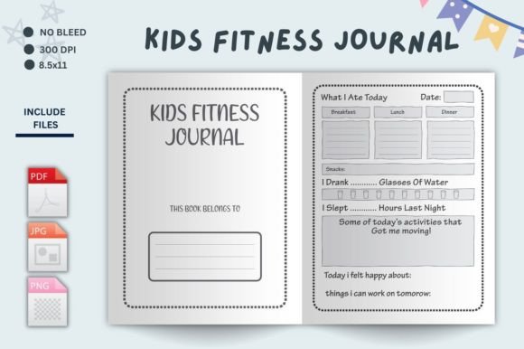 Download Kids Fitness Log - Kdp Interior - Log Collection