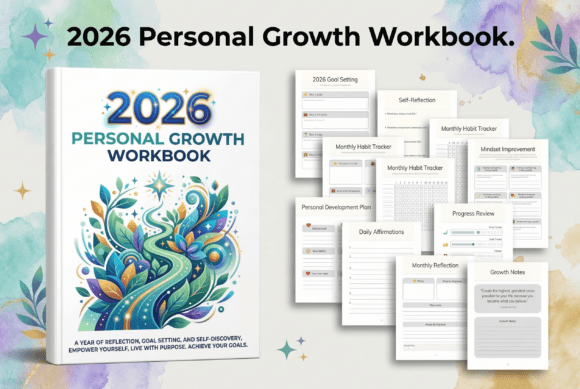 Download 🌱2026 Personal Growth Workbook✨📘 - Premium Resources